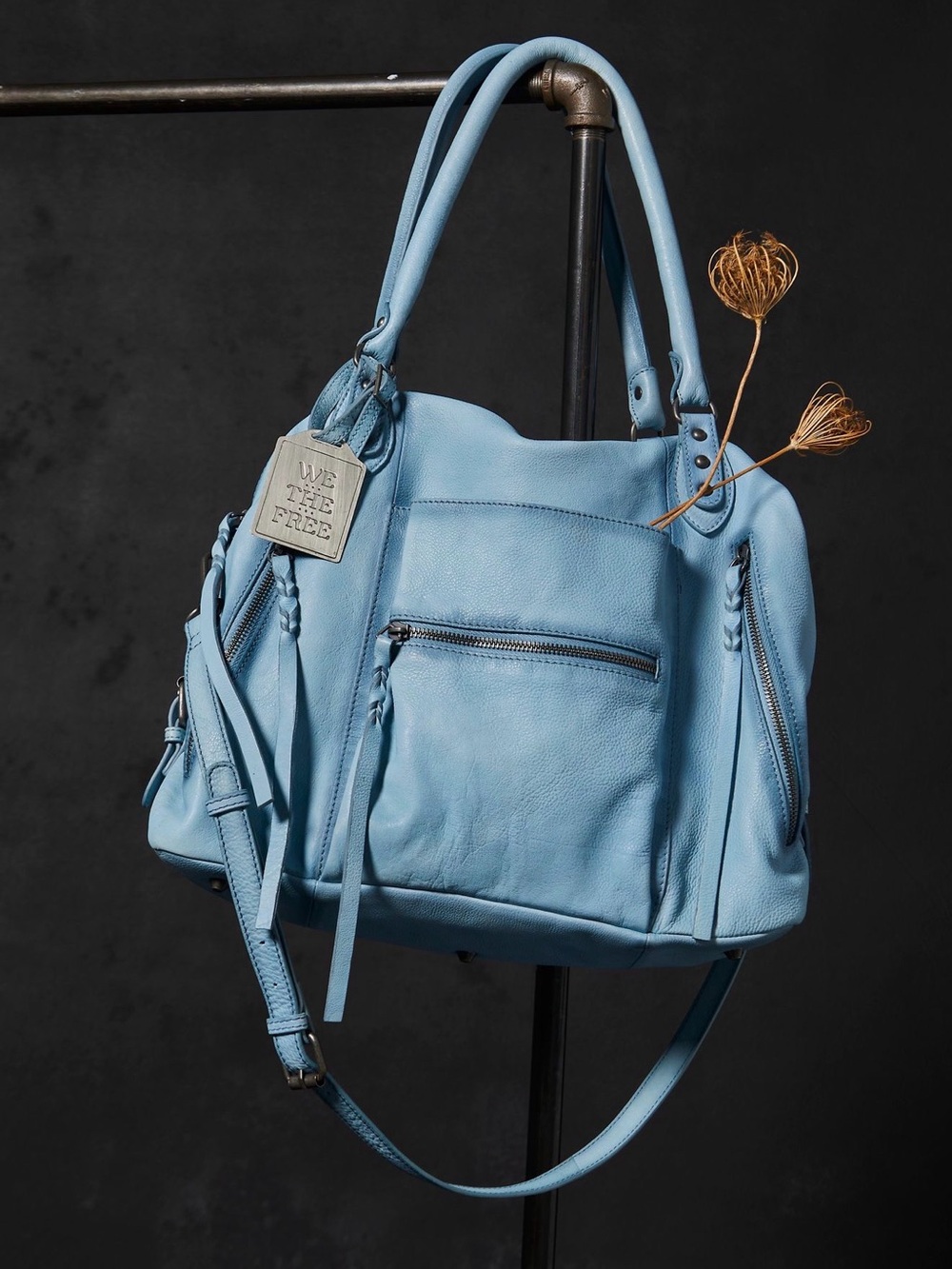 We The Free Emerson  Leather Tote Bag in SOLD OUT WASHED SAIL